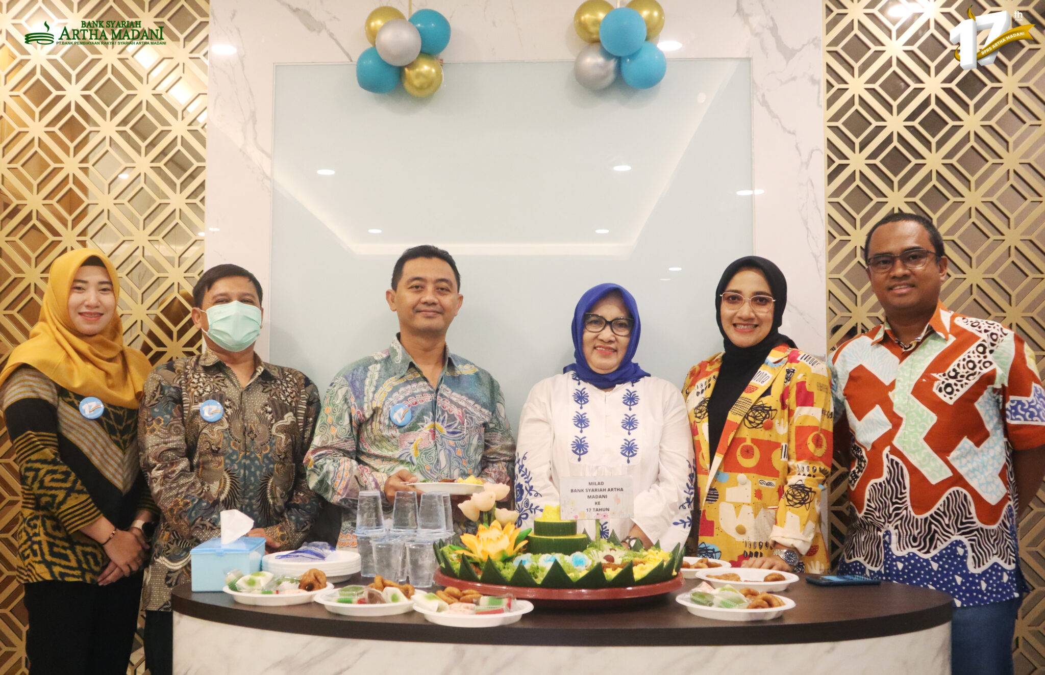 Milad Ke 17 Tahun, BPRS Artha Madani Gelar Tasyakuran   BPRS Artha Madani